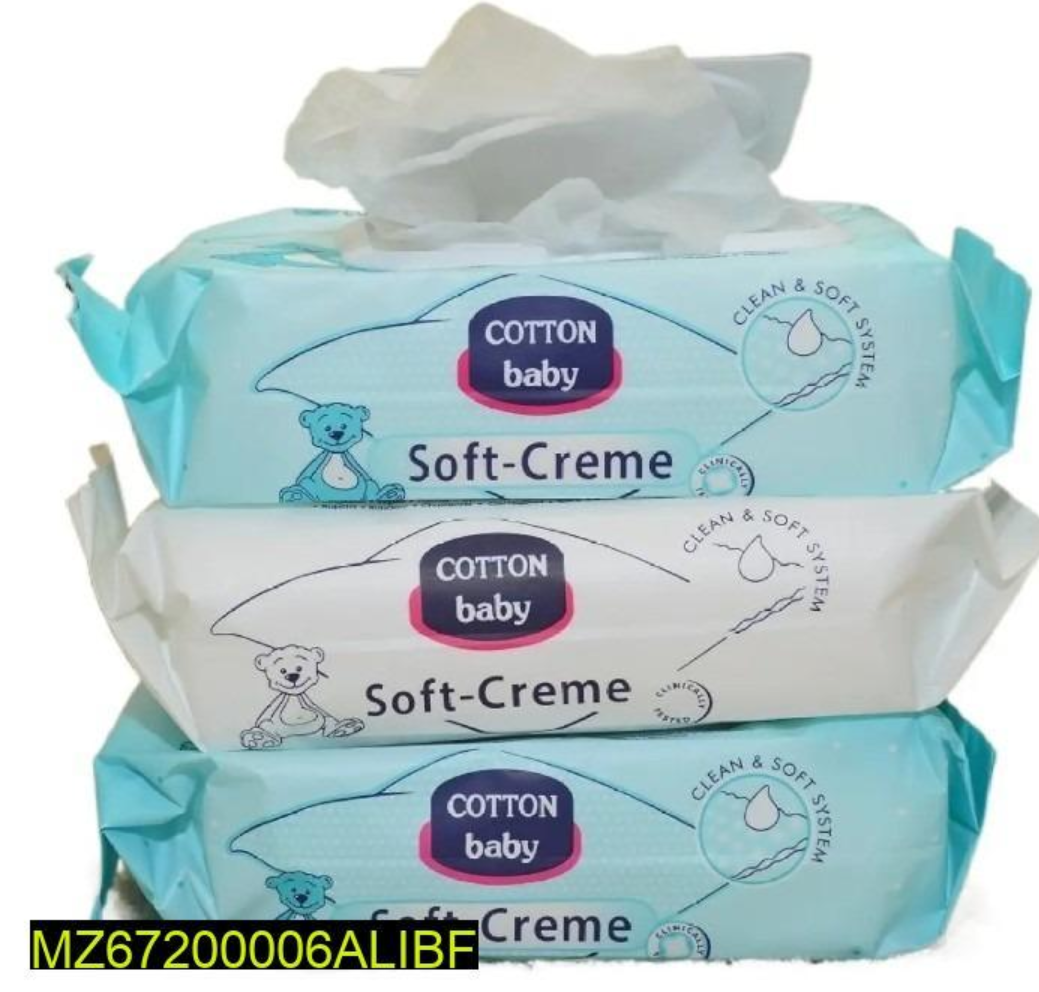 Baby Antibacterial Wipes of 3Packs