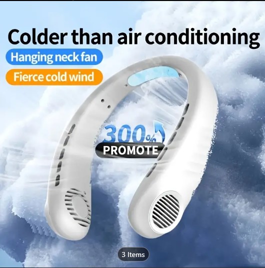 SUPER COLD Portable Mini USB Charging Air Circulator Fan - Silent, Adjustable Wind Speed, 1 Second Hot Air to Cold Air
