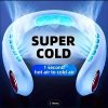 SUPER COLD Portable Mini USB Charging Air Circulator Fan - Silent, Adjustable Wind Speed, 1 Second Hot Air to Cold Air