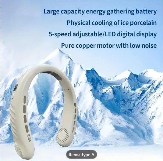 SUPER COLD Portable Mini USB Charging Air Circulator Fan - Silent, Adjustable Wind Speed, 1 Second Hot Air to Cold Air