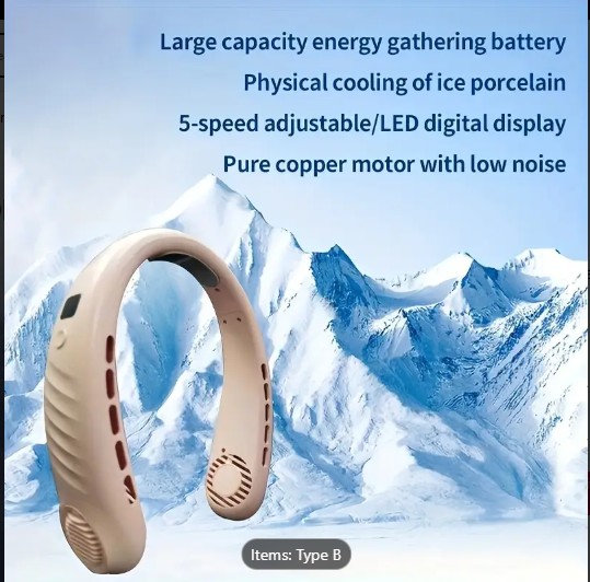 SUPER COLD Portable Mini USB Charging Air Circulator Fan - Silent, Adjustable Wind Speed, 1 Second Hot Air to Cold Air